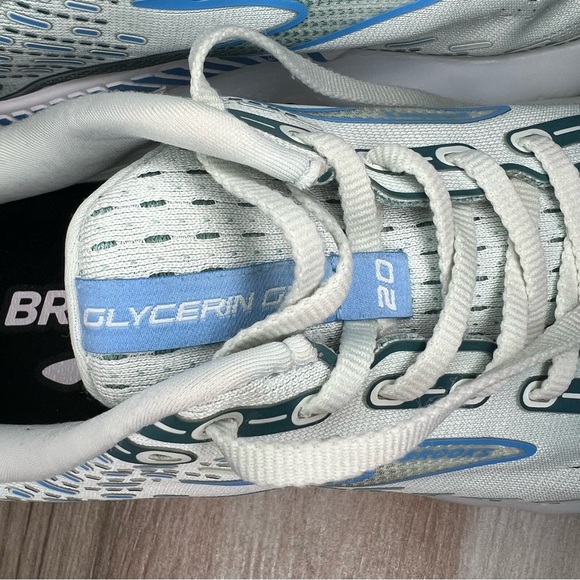 Brooks Glycerin GTS 20 Women's Size 10.5 Blue Glass / Marina / Legion Blue - Picture 10 of 11